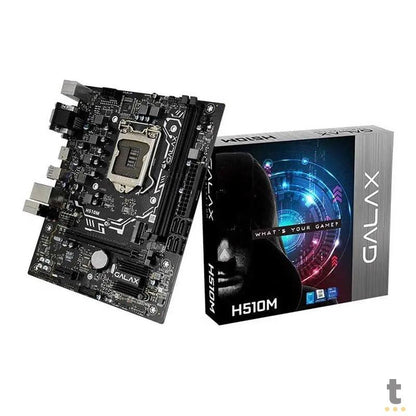 Placa Mae Galax H510M Matx Lga 1200 Ddr4 2666Mhz Hdmi Vga M.2 (10a e 11a Geração) - IH510MAGCGY1CW Truedata