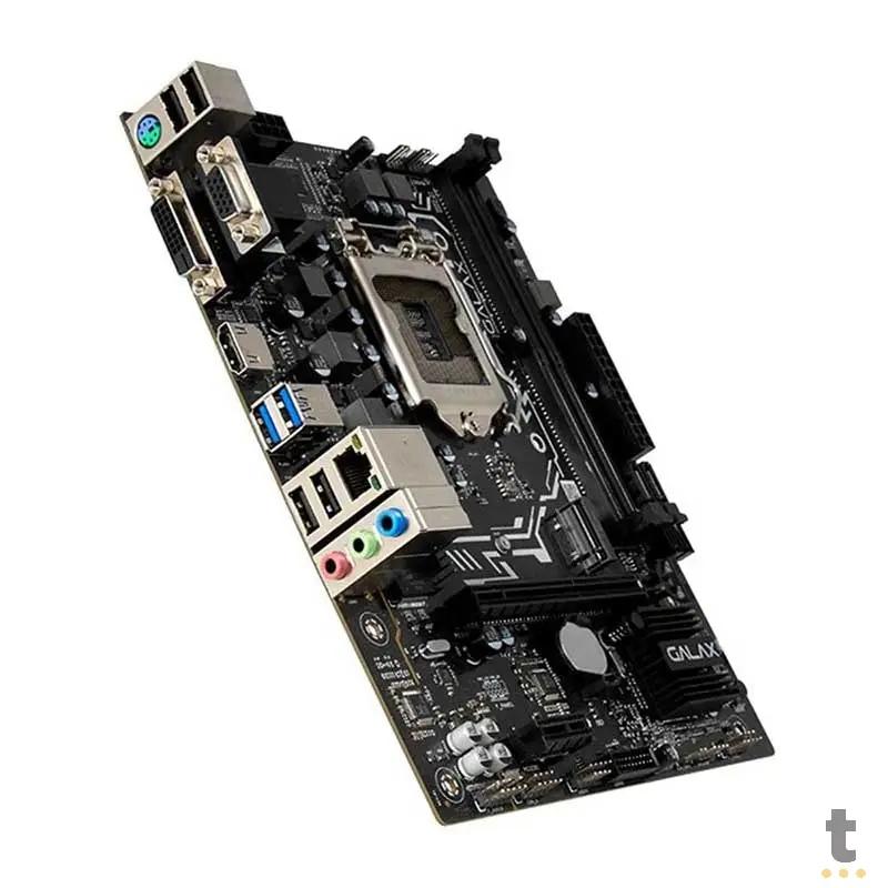 Placa Mae Galax H510M Matx Lga 1200 Ddr4 2666Mhz Hdmi Vga M.2 (10a e 11a Geração) - IH510MAGCGY1CW Truedata