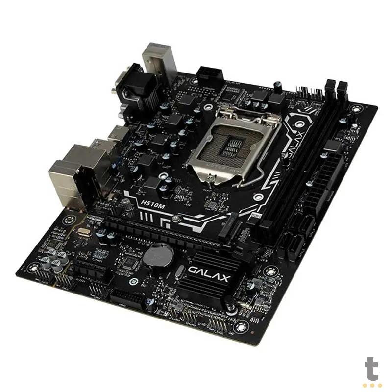 Placa Mae Galax H510M Matx Lga 1200 Ddr4 2666Mhz Hdmi Vga M.2 (10a e 11a Geração) - IH510MAGCGY1CW Truedata