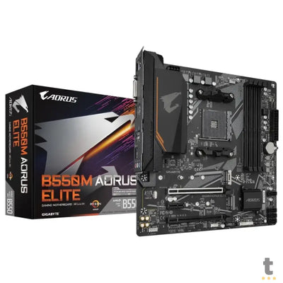 Placa Mae Gigabyte Aorus Elite B550M AMD AM4 Ddr4 Hdmi Dvi M.2 Usb 3.2
