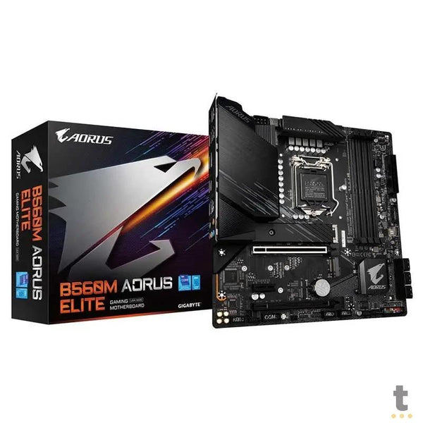 Placa Mae Gigabyte B560M Aorus Elite Lga 1200 Ddr4 2933mhz Hdmi M.2 Usb 3.2 (10a e 11a Geração)