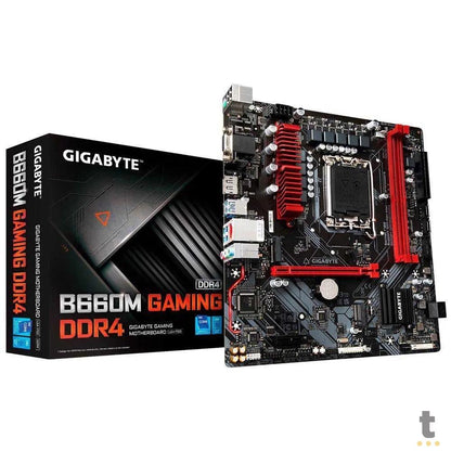 Placa Mae Gigabyte B660M Matx Lga 1700 Ddr4 Hdmi Displayport D-Sub M.2 NVME (12a Geração) Truedata