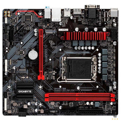 Placa Mae Gigabyte B660M Matx Lga 1700 Ddr4 Hdmi Displayport D-Sub M.2 NVME (12a Geração) Truedata