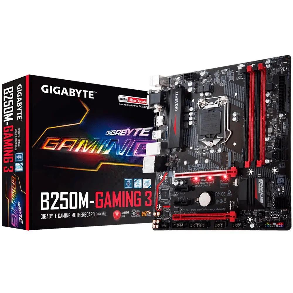 Placa Mae Gigabyte Ga-B250m-Gaming 3 Ddr4 Lga 1151 Truedata