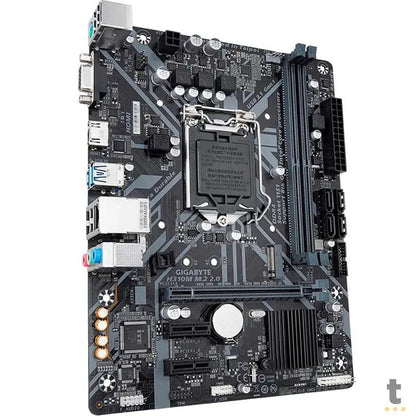 Placa Mae Gigabyte H310m M.2 2.0 Intel Ddr4 Hdmi Vga Usb M.2 Socket 1151 (8a E 9a Ger Intel) Truedata
