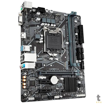 Placa Mae Gigabyte H410M H Ultra Durable Lga 1200 Ddr4 2933mhz Hdmi M2. Usb 3.2 (10a Geração) Truedata