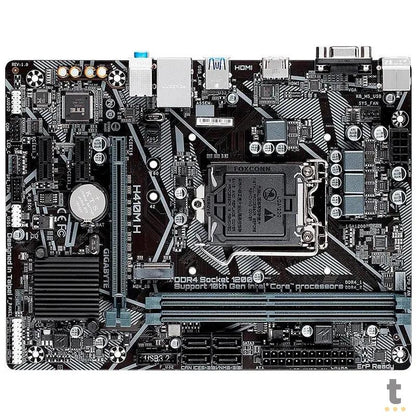 Placa Mae Gigabyte H410M H Ultra Durable Lga 1200 Ddr4 2933mhz Hdmi M2. Usb 3.2 (10a Geração) Truedata