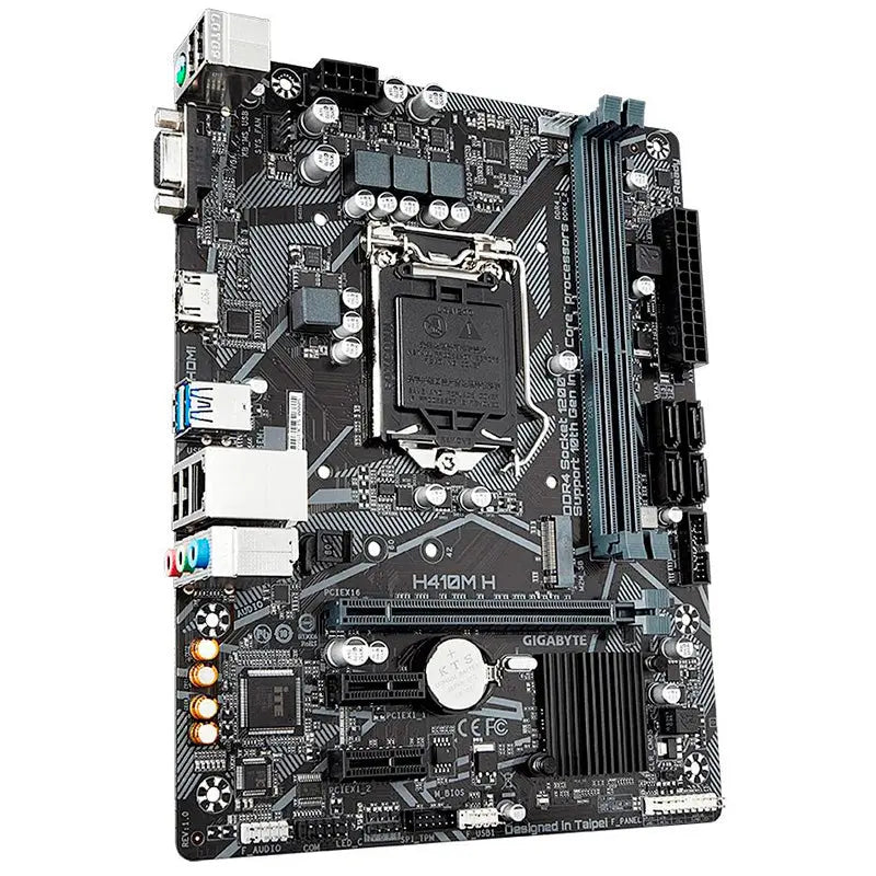 Placa Mae Gigabyte H410M H Ultra Durable Lga 1200 Ddr4 2933mhz Hdmi M2. Usb 3.2 (10a Geração) Truedata