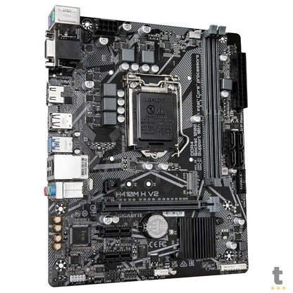 Placa Mae Gigabyte H410M H V2 Ultra Durable Lga 1200 Ddr4 2933mhz Hdmi M.2 Usb 3.2 (9a e 10a Geração) Truedata