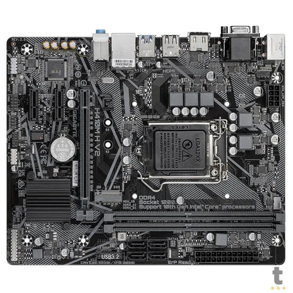 Placa Mae Gigabyte H410M H V2 Ultra Durable Lga 1200 Ddr4 2933mhz Hdmi M.2 Usb 3.2 (9a e 10a Geração) Truedata