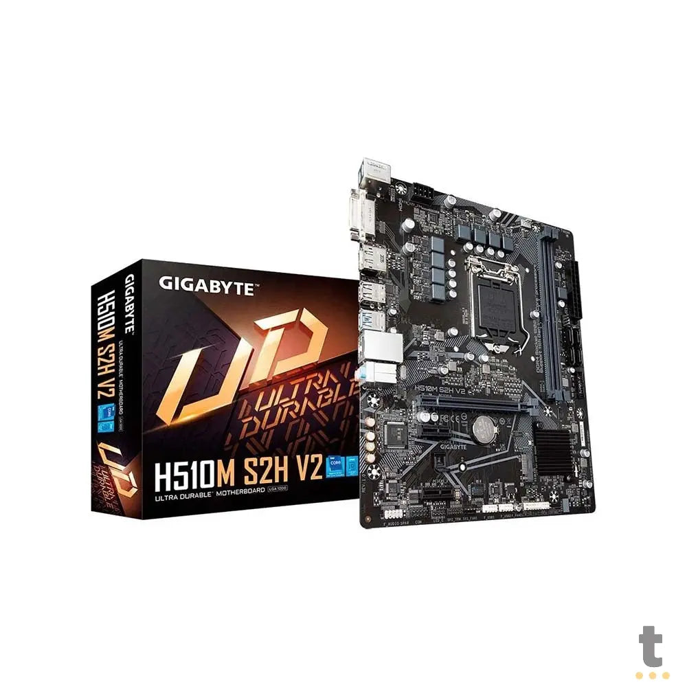 Placa Mae Gigabyte H510M-K V2 Matx Lga 1200 Ddr4 2666Mhz Hdmi M.2 (10a e 11a Geração) Truedata