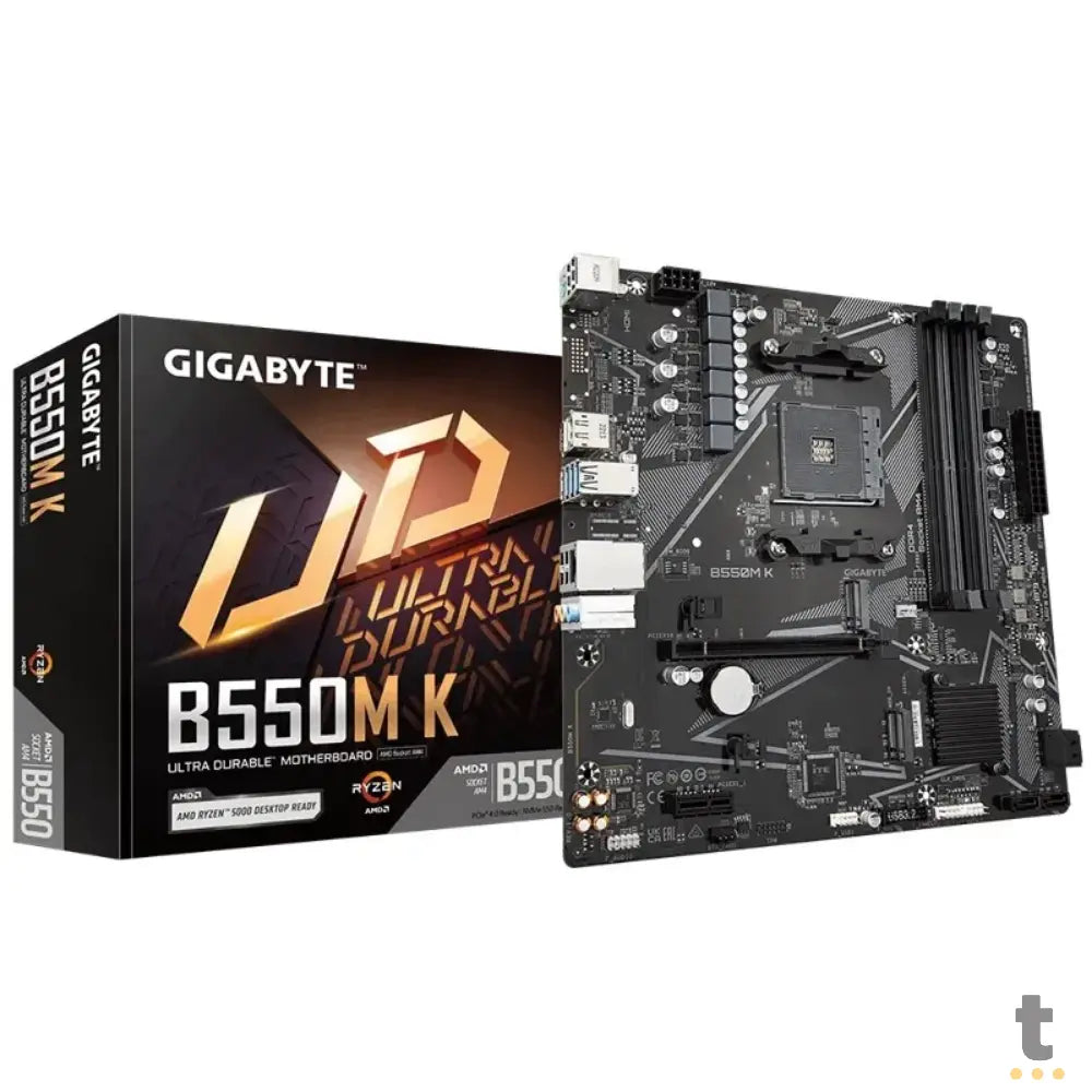 Placa Mae Gigabyte UD B550M K AMD AM4 Ddr4 Hdmi Displayport M.2 Usb 3.2 - B550M K Truedata