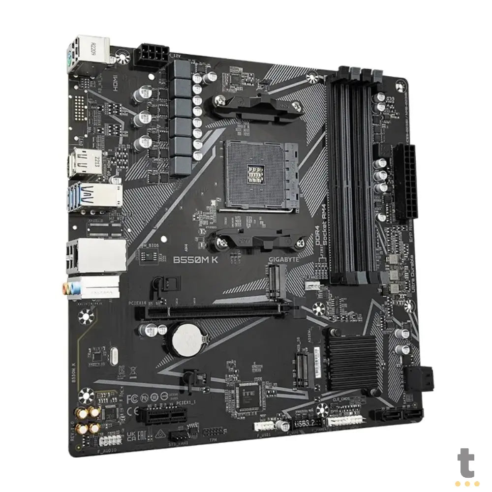 Placa Mae Gigabyte UD B550M K AMD AM4 Ddr4 Hdmi Displayport M.2 Usb 3.2 - B550M K Truedata