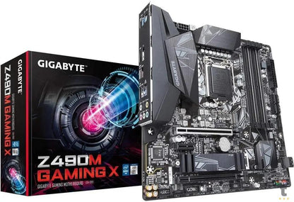 Placa Mae Gigabyte Z490M Lga 1200 M-Atx Ddr4 Hdmi Dvi M.2 Usb 3.2 Gaming X (10 Geração) Truedata