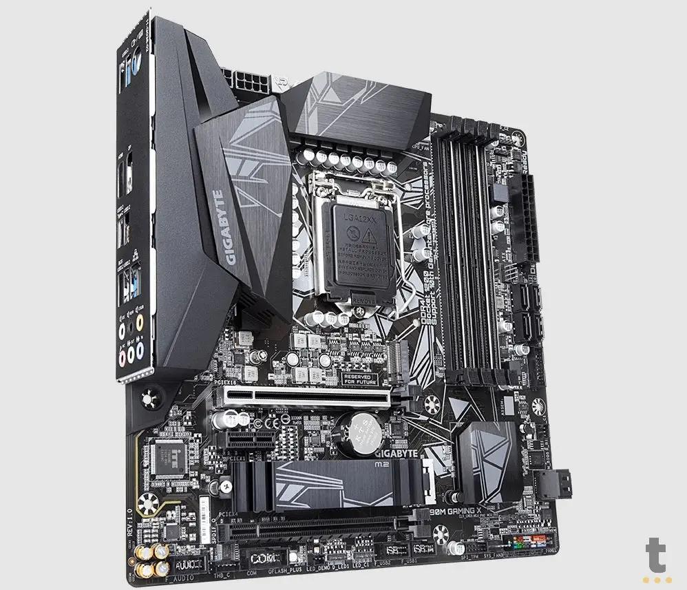 Placa Mae Gigabyte Z490M Lga 1200 M-Atx Ddr4 Hdmi Dvi M.2 Usb 3.2 Gaming X (10 Geração) Truedata