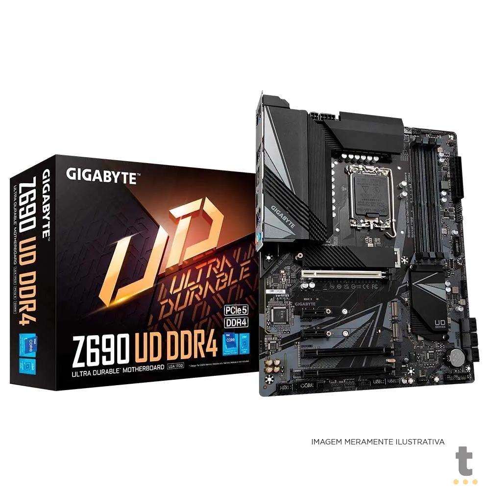 Placa Mae Gigabyte Z690 UD Atx Lga 1700 Ddr4 Hdmi USB Displayport M.2 NVME (12a Geração) Truedata