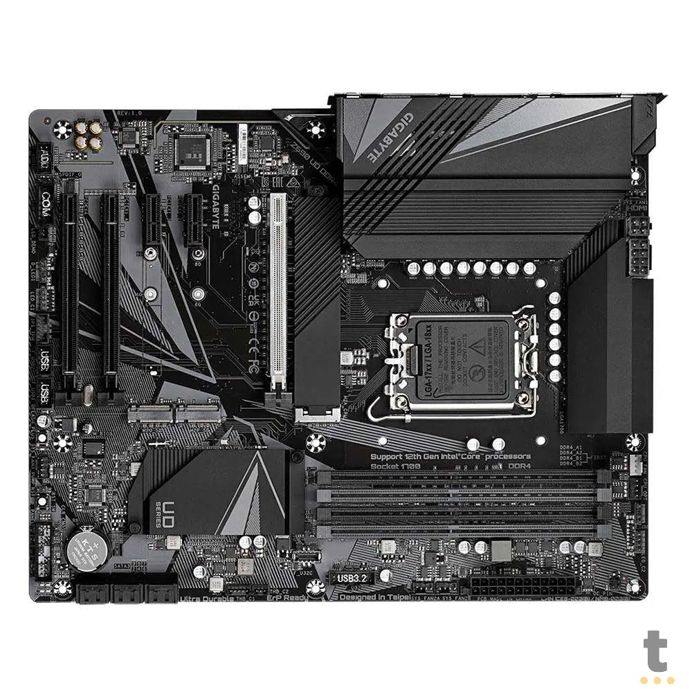 Placa Mae Gigabyte Z690 UD Atx Lga 1700 Ddr4 Hdmi USB Displayport M.2 NVME (12a Geração) Truedata