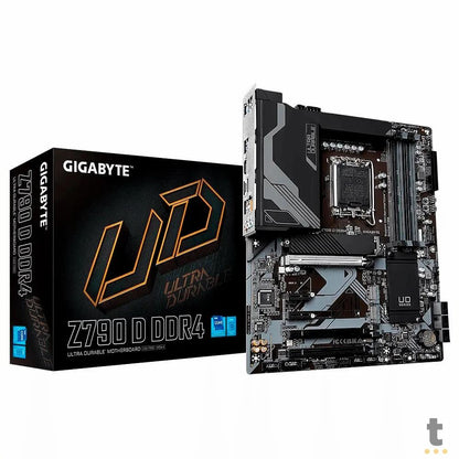 Placa Mae Gigabyte Z790 D UD Atx Lga 1700 Ddr4 Hdmi Displayport M.2 NVME USB-C (12a, 13a e 14a Geração) - Z790 D DDR4 1. Truedata