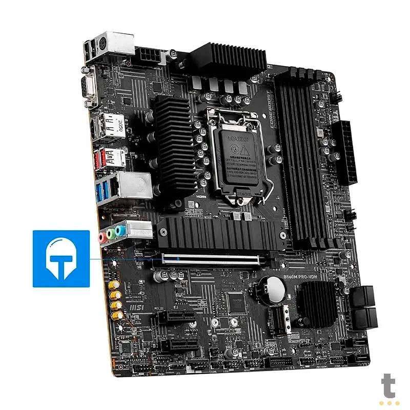 Placa Mae MSI Pro-VDH B560M Lga 1200 Ddr4 5066mhz Hdmi M.2 Usb 3.2 (10a e 11a Geração) Truedata