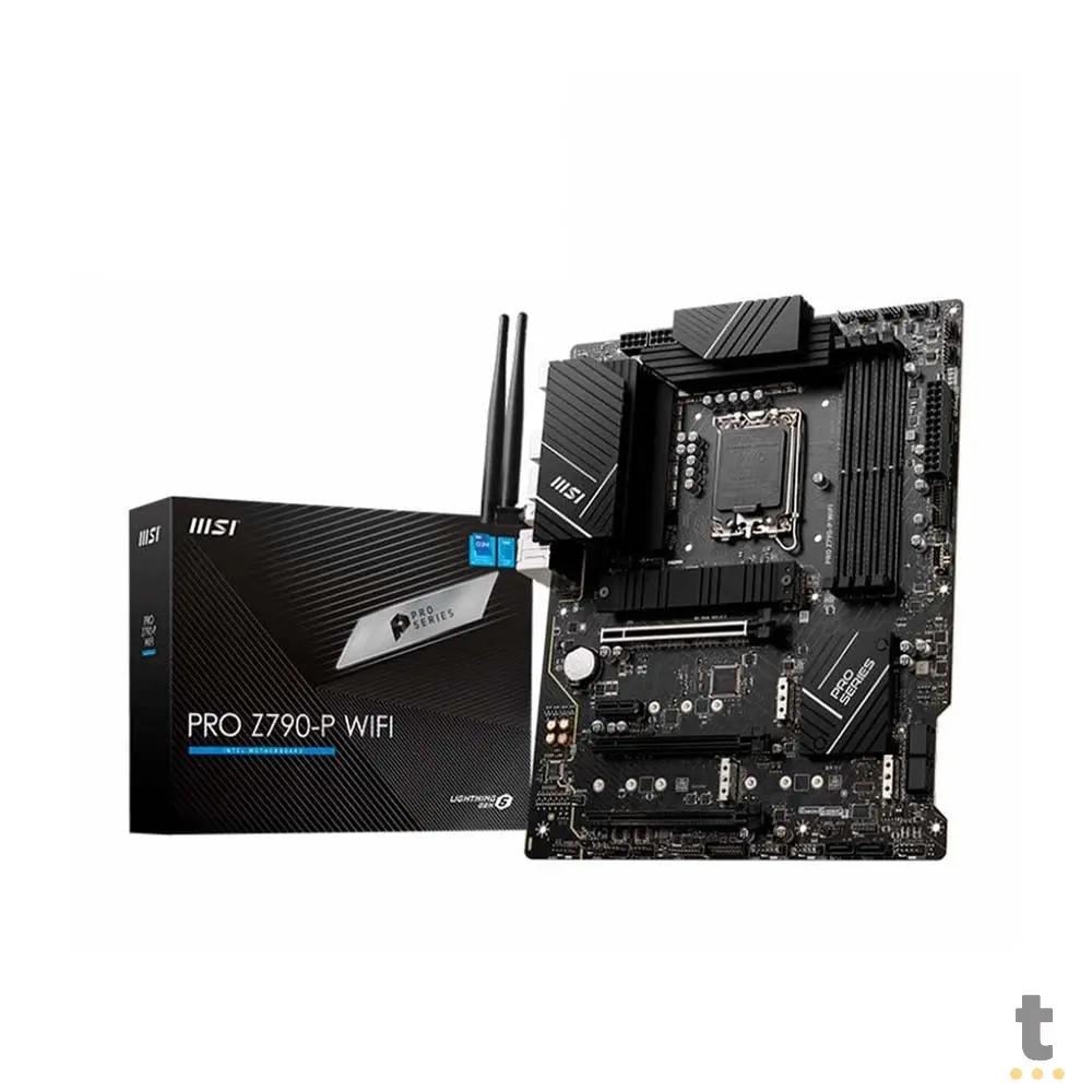 Placa Mae MSI Z790-P Pro Wi-Fi Atx Intel Lga 1700 DDR5 Hdmi Displayport M.2 NVME USB-C (12a, 13a Geração) - B760M GAMING Truedata