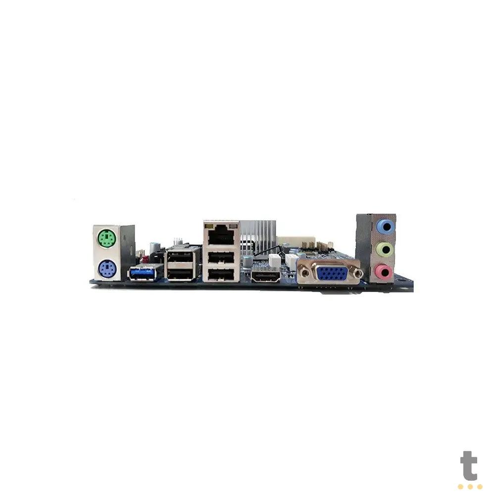 Placa Mae Pcware IPX1800E2 Celeron 2.41Ghz Vga Hdmi Truedata