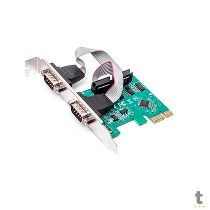 Placa Pci-e 2 Portas Serial DB9 RS-232 Knup - KP-T89 Truedata
