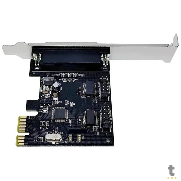 Placa Pci-e 2 Portas Serial e 1 Paralela Espelho Low Profile