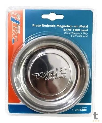 Prato Redondo Magnetico em Metal 4-1/4' Waft - 80653 Truedata