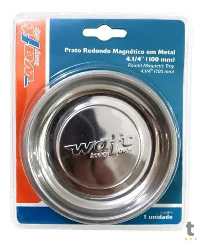 Prato Redondo Magnetico em Metal 4-1/4' Waft - 80653 Truedata