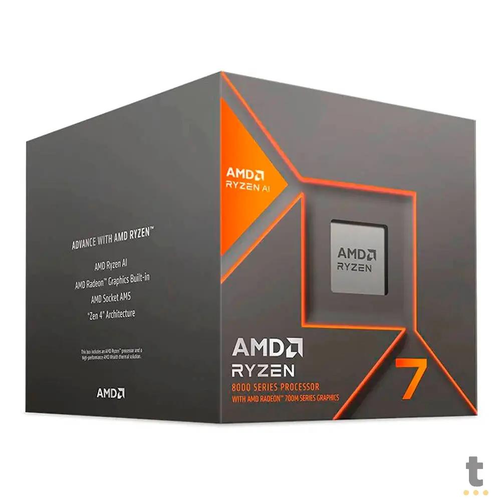 Processador Amd Ryzen 7 8700G 5.1Ghz 16mb Cache Socket Am5 (Com Video Integrado) -  100100001236BOX Truedata