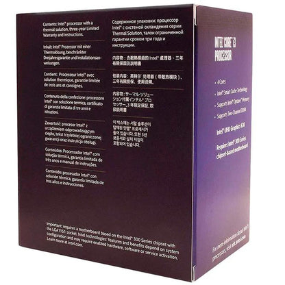 Processador Intel Core I3-8100 3.6ghz 6mb Lga 1151 -Bx80684i38100 Truedata