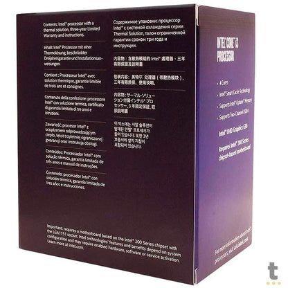 Processador Intel Core I3-8300 3.7ghz 8mb Lga 1151  -Bx80684i38300 Truedata