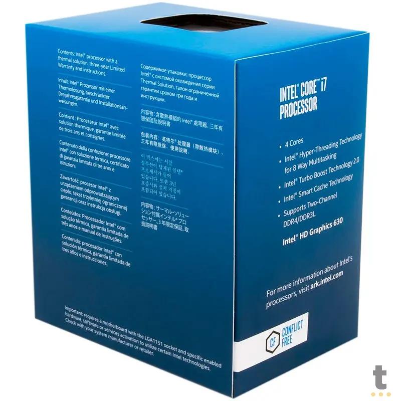 Processador Intel Core I7-7700 3.6-4.2ghz 8mb Cache Lga 1151 Truedata