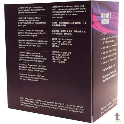 Processador Intel Core I7-8700 3.7ghz 12mb Lga 1151 - Bx80684i78700 Truedata