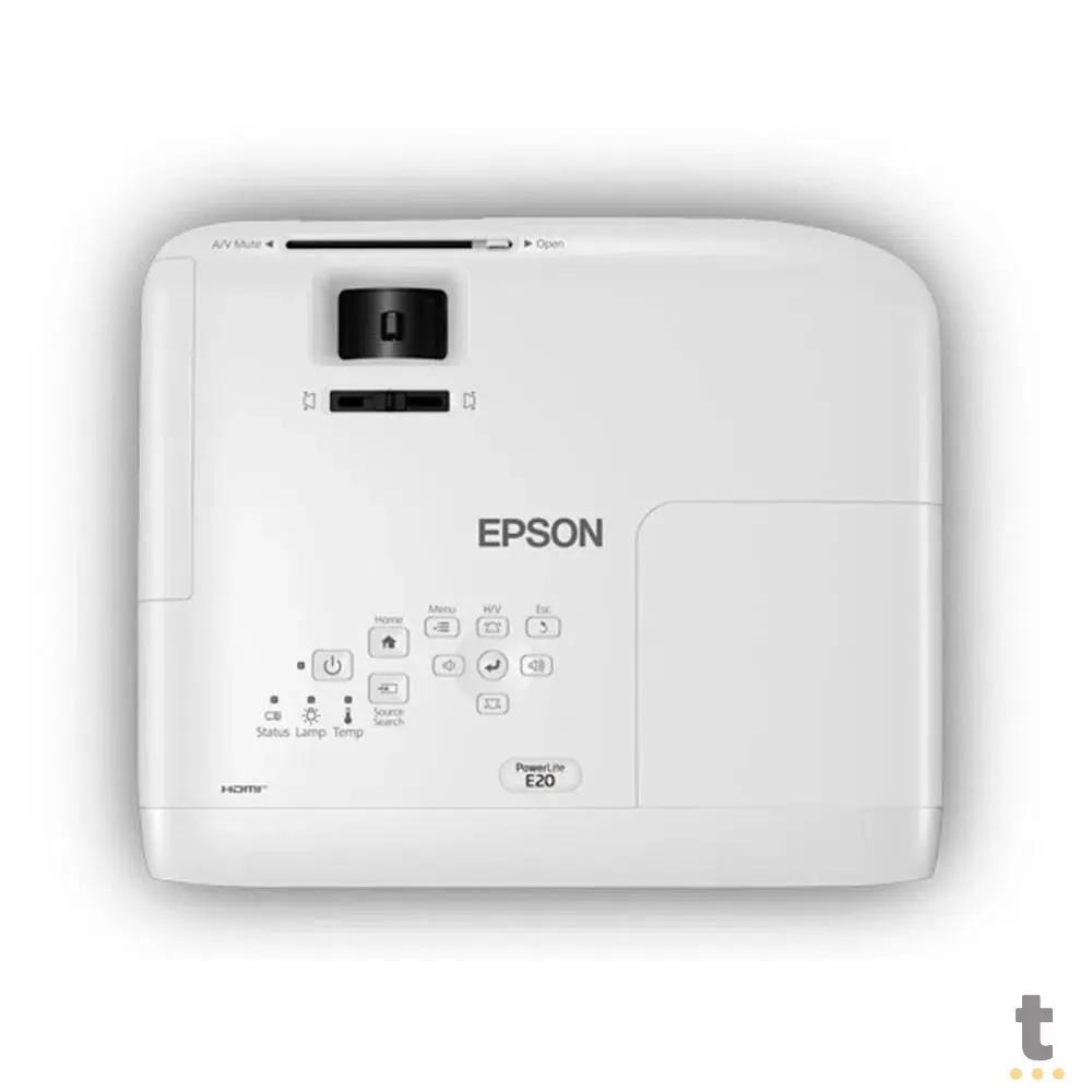 Projetor Epson Powerlite E20 XGA 3400 Lumens HDMI- V11H981020 Truedata