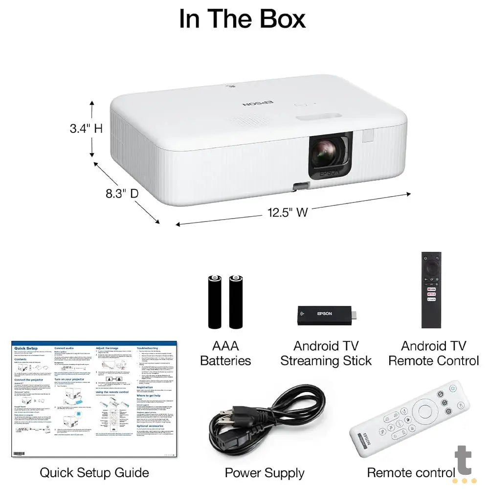 Projetor Epson Powerlite FH02 V11HA85020 - 3000 Lumens FHD Truedata