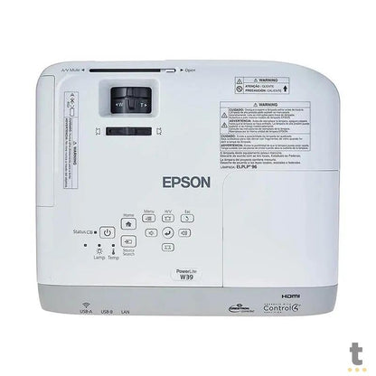 Projetor Epson Powerlite W39 3500 Lumens Wxga 1280 x 800 -  V11H856024 Truedata
