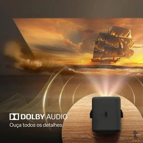 Projetor Smart Full HD Android/iOS Multi Bluetooth 300 ANSI Lumens (1920x1080) Preto - PJ300N Truedata