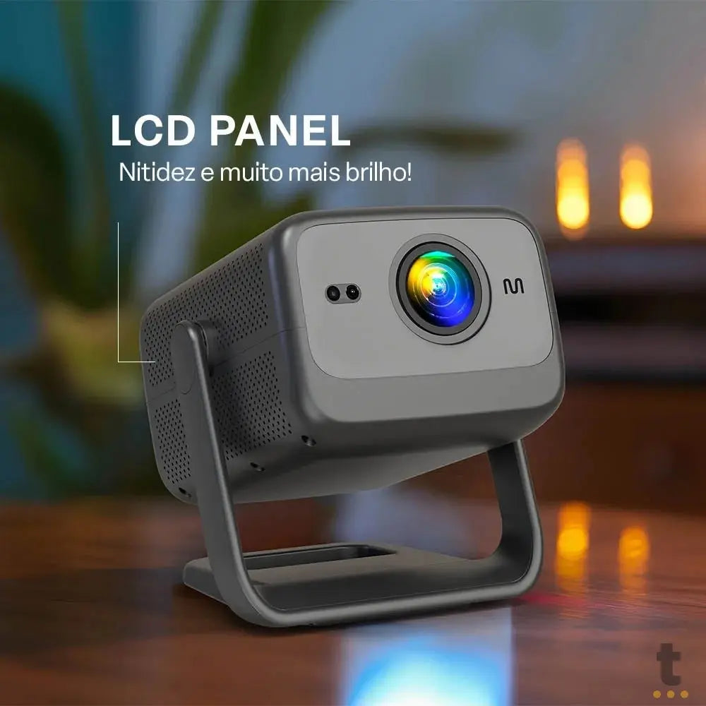 Projetor Smart Full HD Android/iOS Multi Bluetooth 300 ANSI Lumens (1920x1080) Preto - PJ300N Truedata