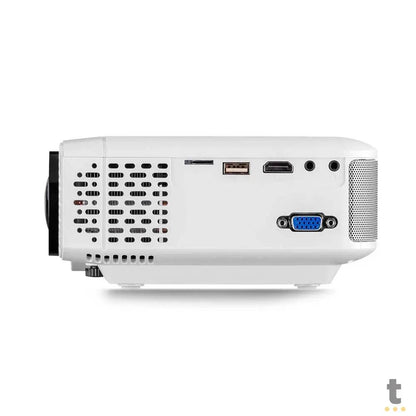Projetor Smart Screen Linux Multilaser 1800 Lumens (800X480) Branco - PJ002 Truedata