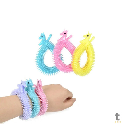 Pulseira de Elástico Sensorial de Borracha Unicornio Truedata