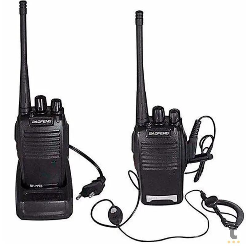 Radio De Comunicacao Walkie Talkie Baofeng Bf777s 15km Preto Truedata