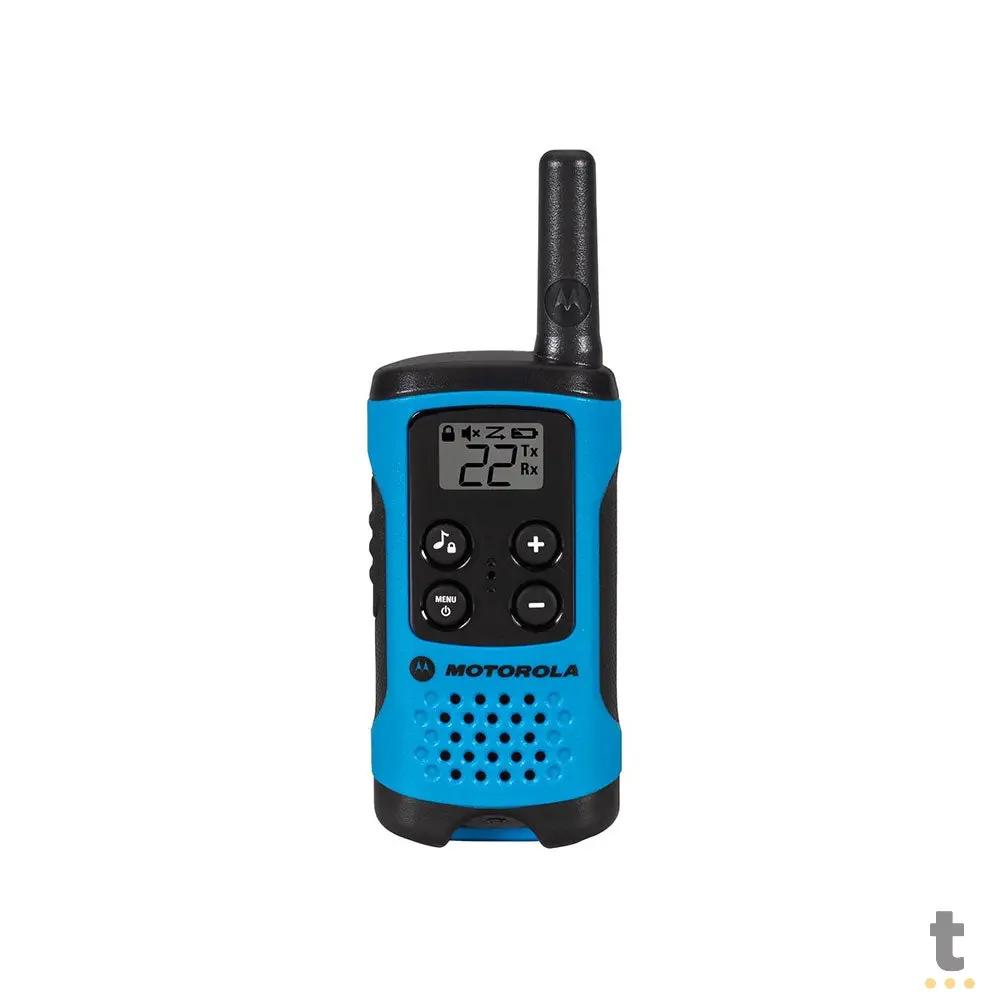Radio De Comunicacao Walkie Talkie Motorola Talkabout T100br 25 Km Azul Truedata