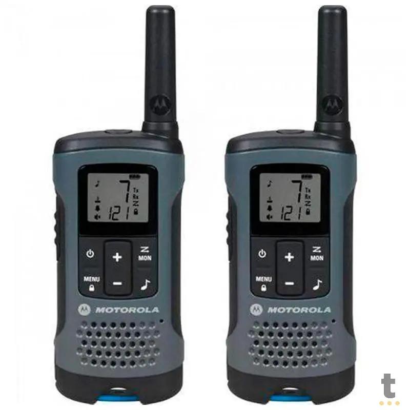 Radio De Comunicacao Walkie Talkie Motorola Talkabout T200br 32 Km Cinza Truedata