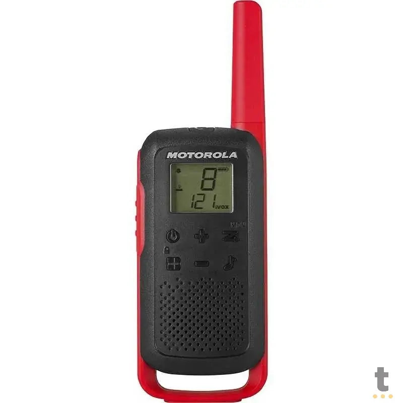Radio De Comunicacao Walkie Talkie Motorola Talkabout T210br 32 Km Vermelho Truedata