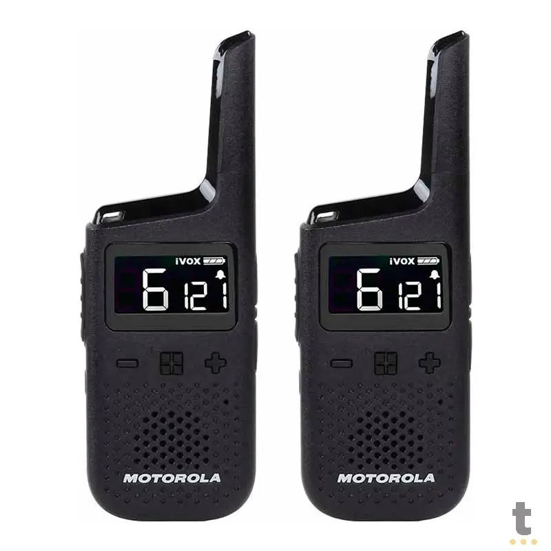 Radio De Comunicacao Walkie Talkie Motorola Talkabout T38br 32 Km Preto Truedata