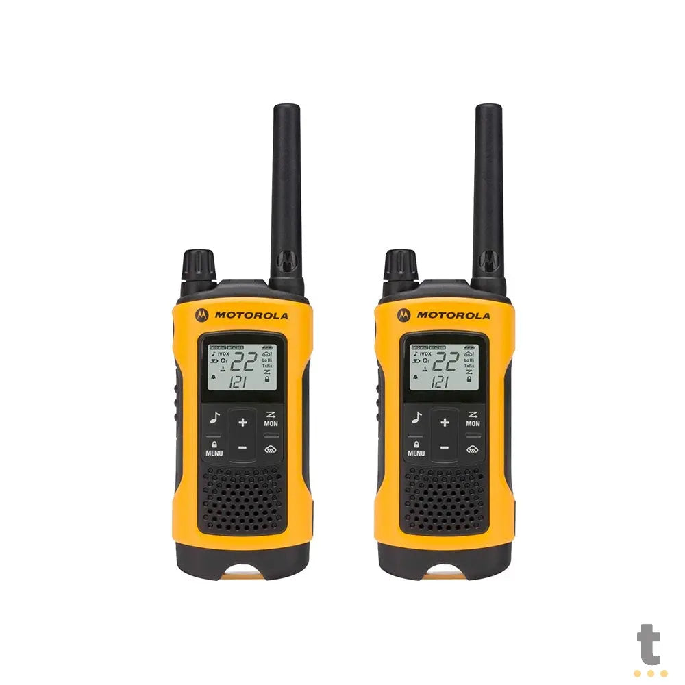 Radio De Comunicacao Walkie Talkie Motorola Talkabout T400br 35 Km Amarelo Truedata