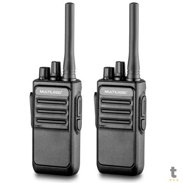 Radio de Comunicação Walkie Talkie 2Km 16 Canais Multilaser RE020