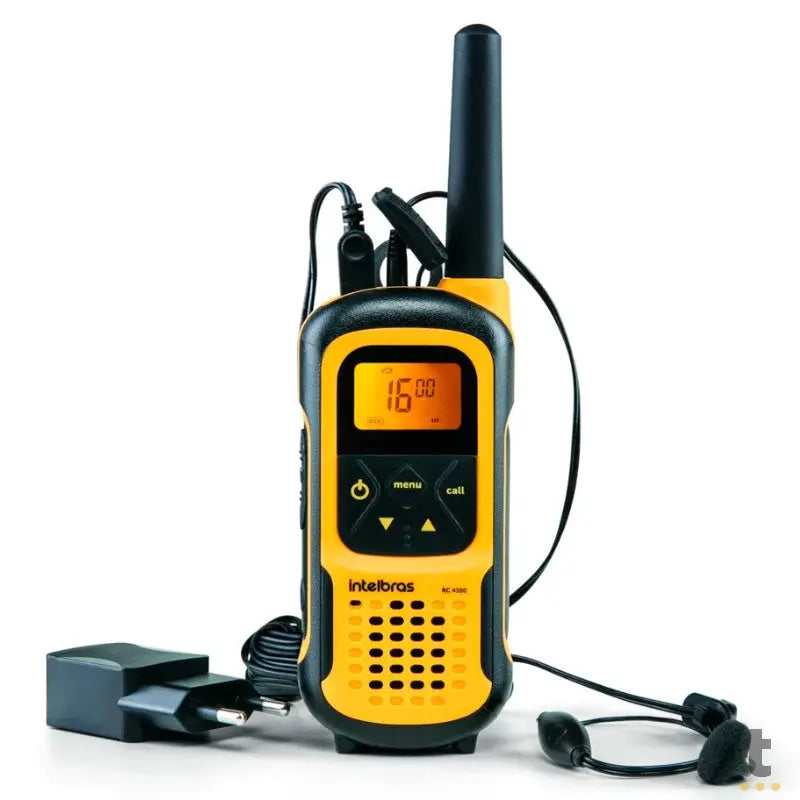 Radio de Comunicação Walkie Talkie Intelbras RC4102 Amarelo - 4528102 Truedata