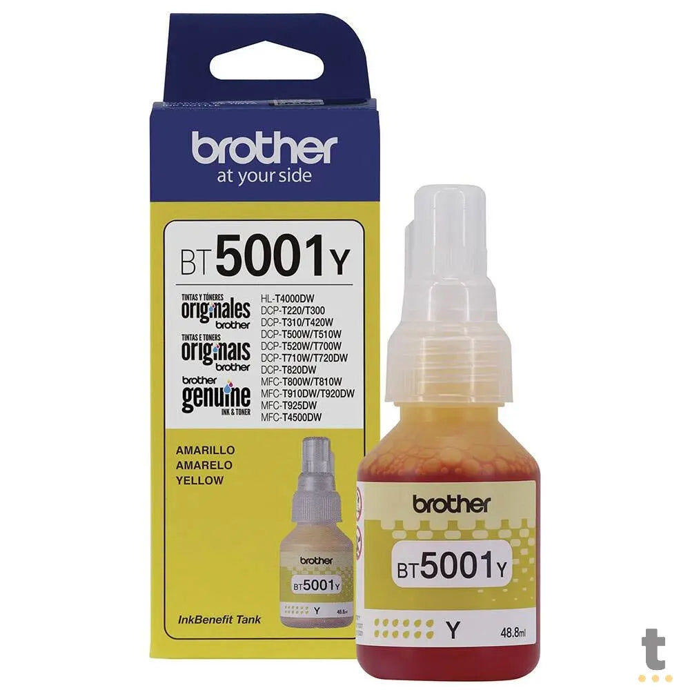 Refil De Tinta Brother 5K Amarelo - BT5001Y Truedata